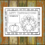 Printable Thanksgiving Placemat 8 5x11 8 5x14 11x17 Etsy