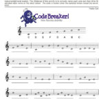Printable Treble And Bass Clef Space Notes Worksheets