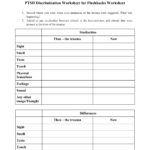 PTSD Discrimination Worksheet For Flashbacks Worksheet