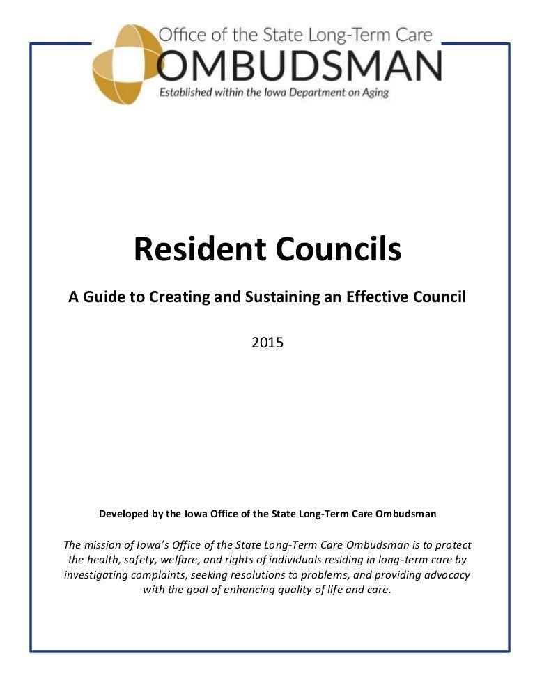 Resident Council Meeting Template Ten Small But Important 