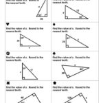 Right Triangle Trigonometry Worksheet Pin On Printable