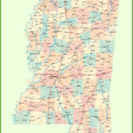 Road Map Of Mississippi With Cities Printable Maps Map