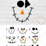 Scarecrow Faces Stencil Great For Wood Walls And Shirts