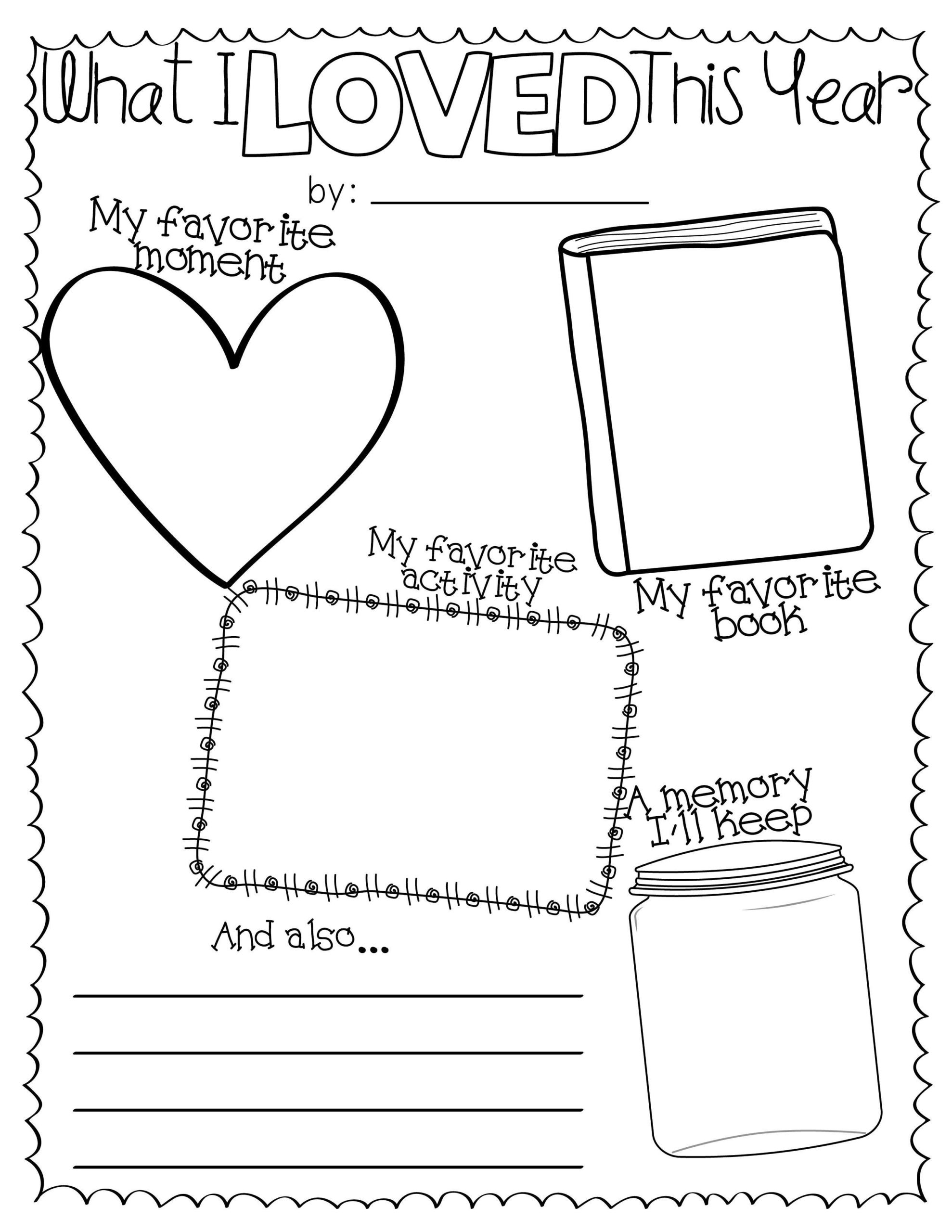 School Worksheets End of the school year worksheets for 