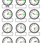 SEN Teacher Clocks Telling Time Printable Worksheet