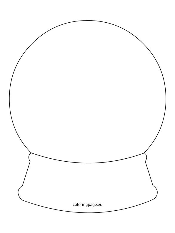 Printable Snow Globe Template | FreePrintableTM.com