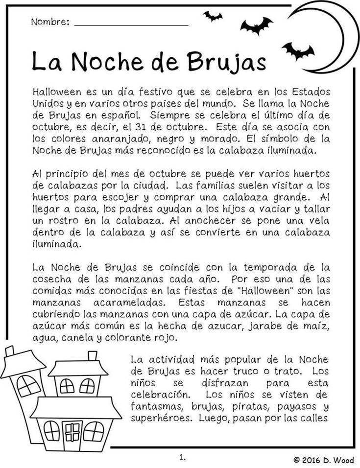 Spanish Reading Comprehension Worksheets In 2020 Spanish 