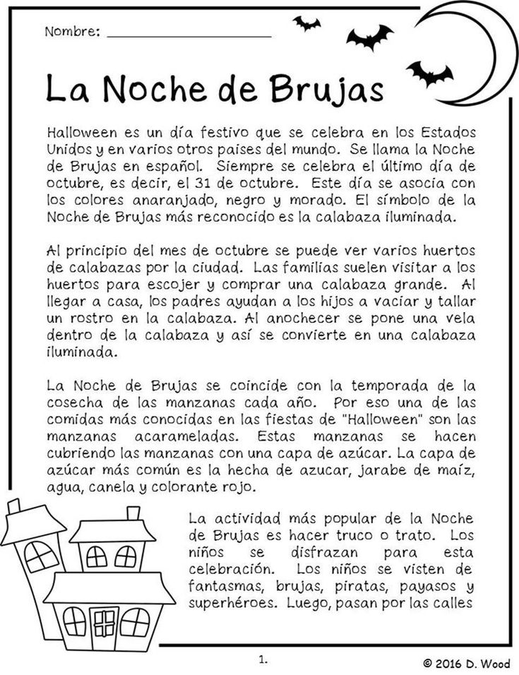 Free Printable Reading Comprehension Worksheets In Spanish