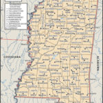 State And County Maps Of Mississippi