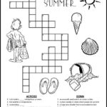 Summer Crossword Puzzles For Kids Word Puzzles For Kids