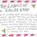 The Legend Of The Candy Cane FREE Printable Happy