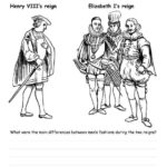 Tudor Fashions Worksheet Male Costume Comparison