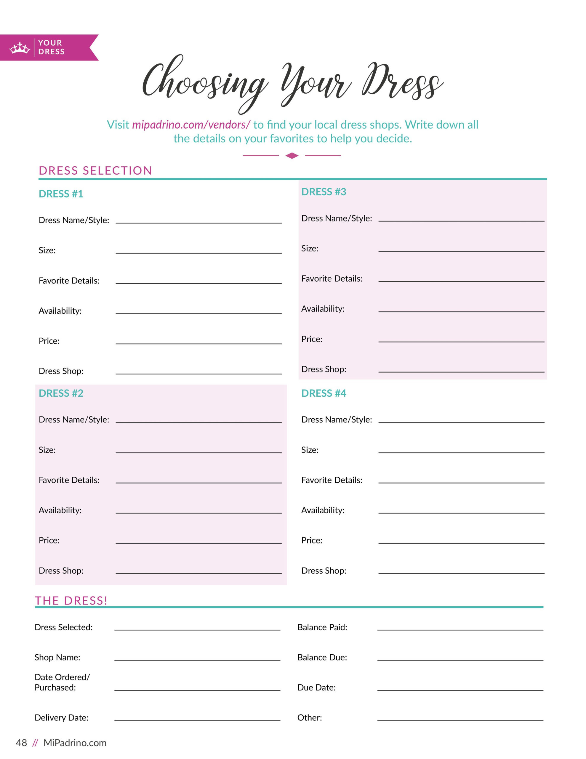 Ultimate Quincea era Planning Guide Quince Planner Book 