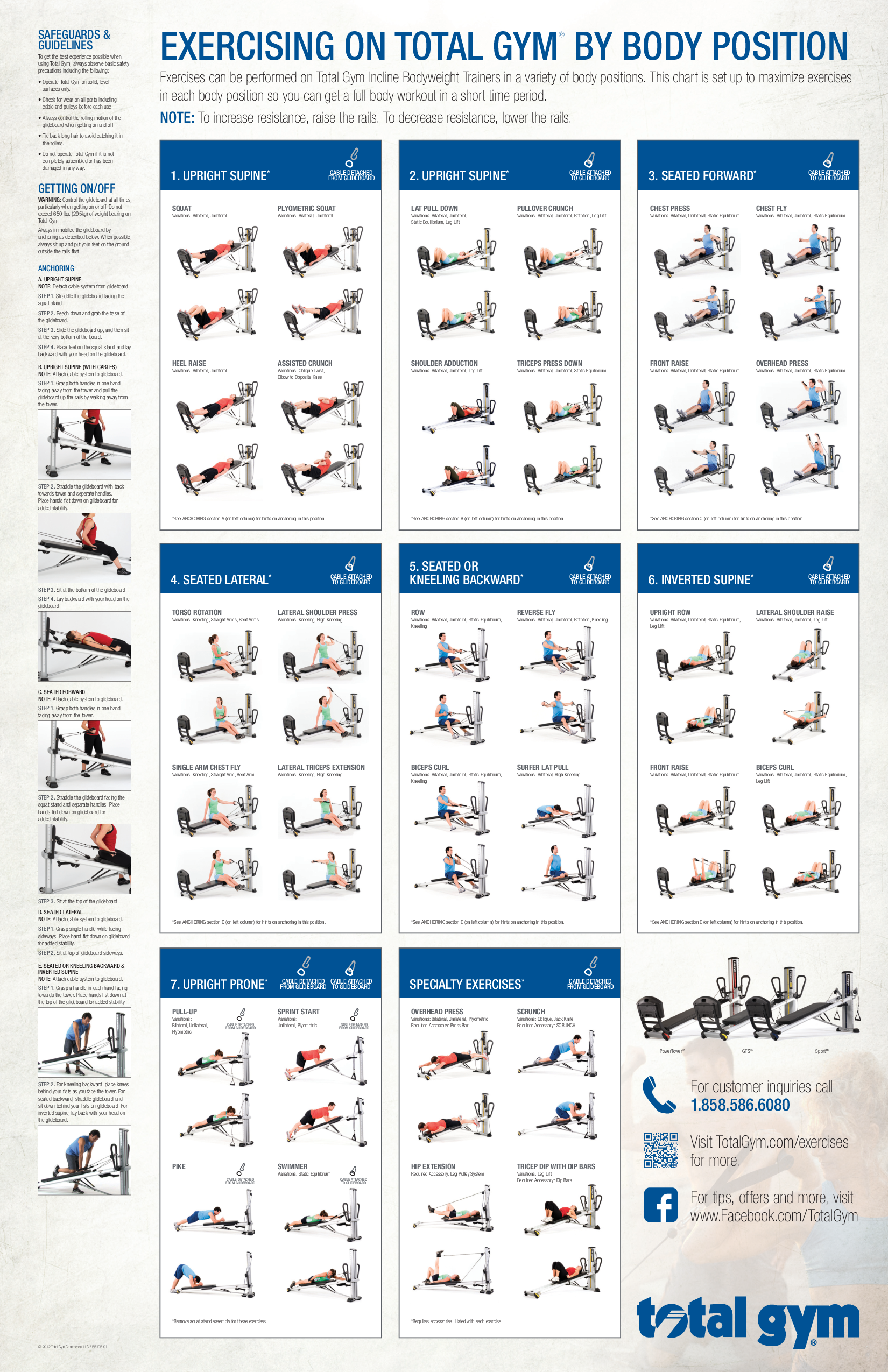 Weider Ultimate Body Works Exercise Chart Printable 