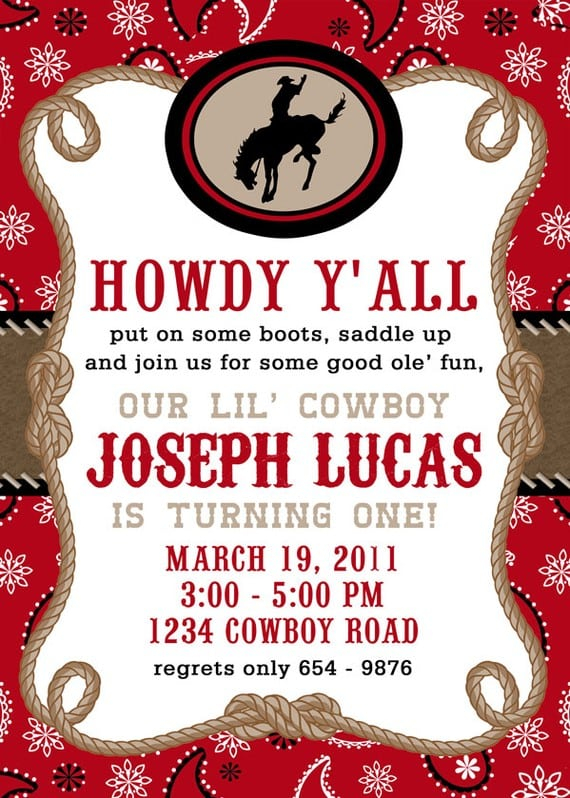 Western Invitation Template Free