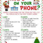 What S On Your Phone Christmas Theme Game