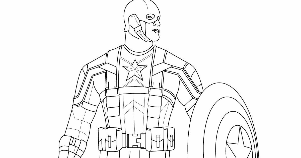 Captain America Coloring Pages To Download And Print For Free