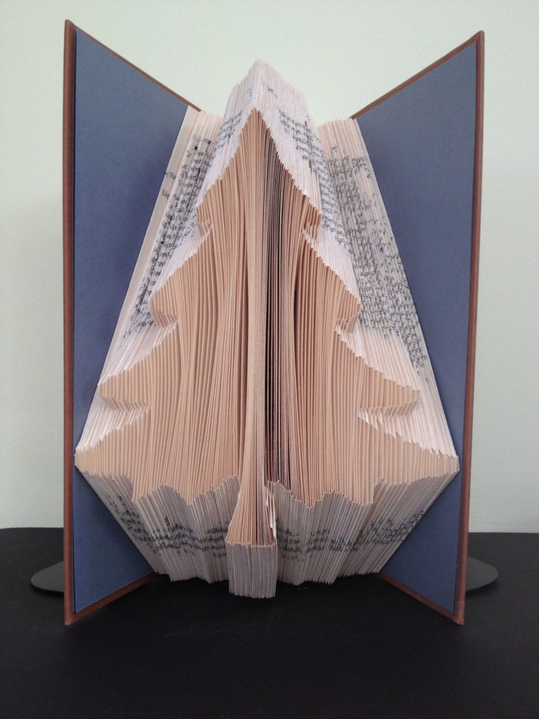 CHRISTMAS TREE Book Folding Pattern DIY Gift For Book Art 