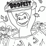 Curious George Halloween Coloring Pages Coloring Home