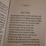 Don T Quit