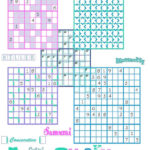 Double Harakiri Sudoku X Printable Multi Sudoku Puzzles