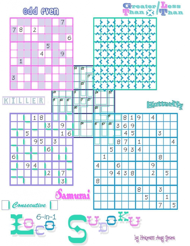Double Harakiri Sudoku X Printable Multi Sudoku Puzzles 
