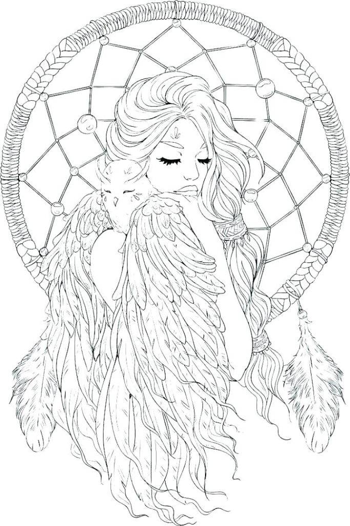 Dream Catcher Coloring Pages Best Coloring Pages For Kids