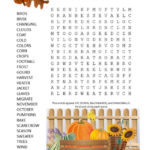 Fall Word Search Puzzle Puzzles To Play