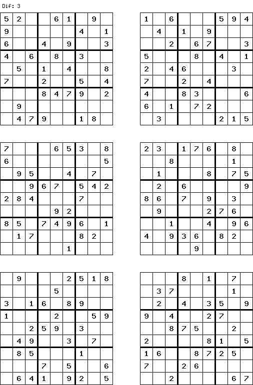 Free Printable 9x9 Sudoku Puzzles Sudoku Printable 