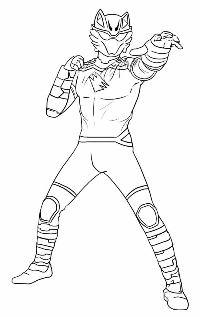 Free Printable PowerRangers Coloring Pages