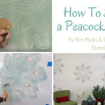 How To Stencil Peacock Stencil By Kim Myles Cutting