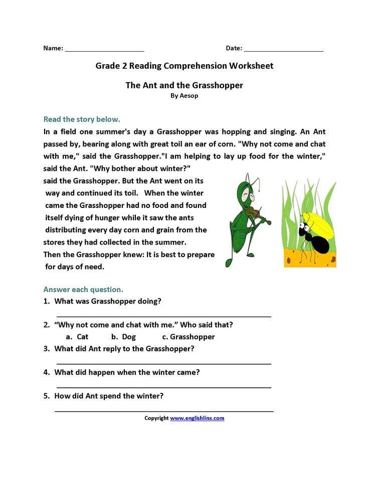 Level 4 Reading Comprehension Worksheets And English 