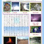Natural Disasters Worksheet Free ESL Printable