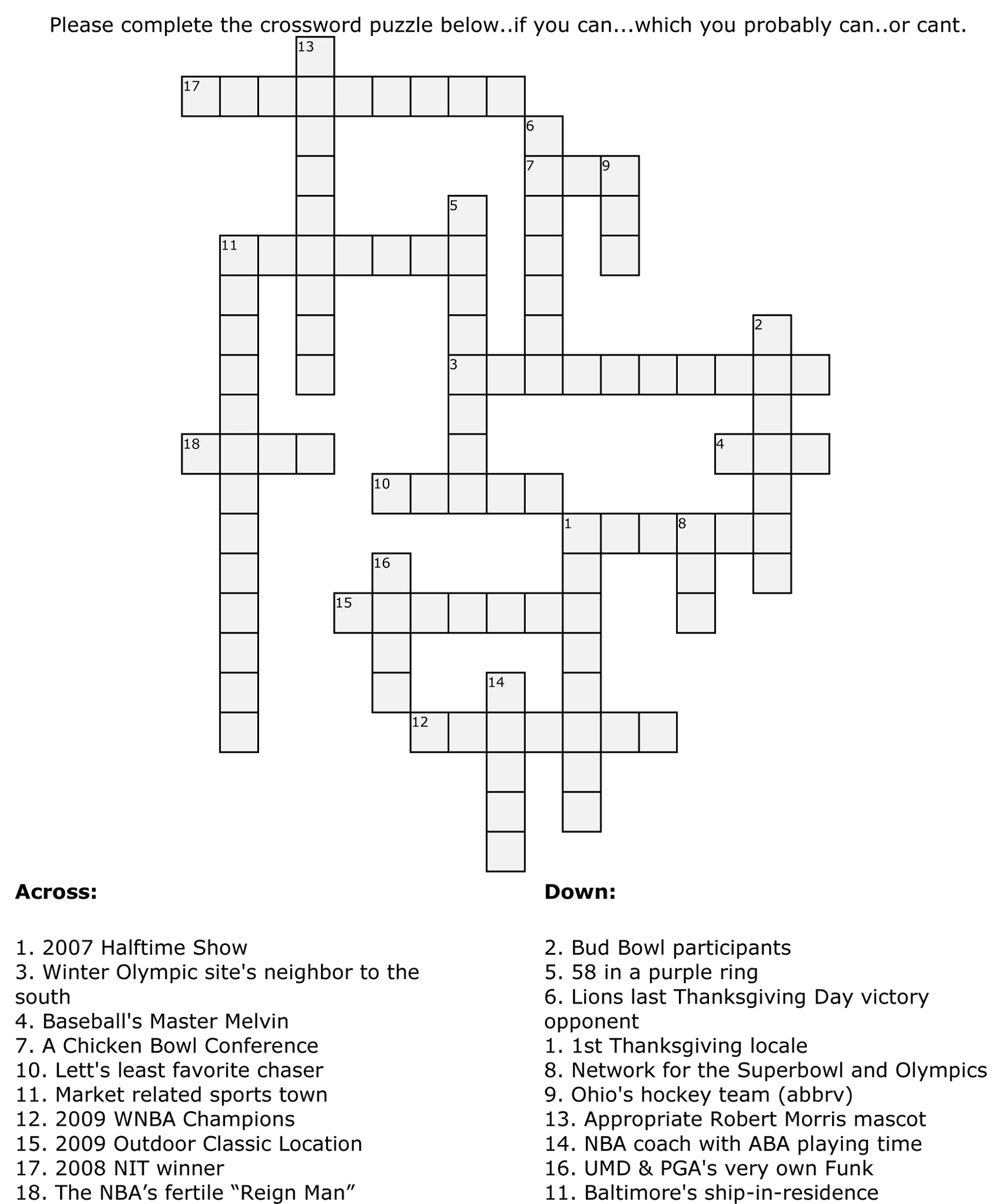 Printable Basketball Crossword Puzzles Activity Shelter