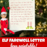 Printable Elf Farewell Letter For Christmas Eve Mama Cheaps