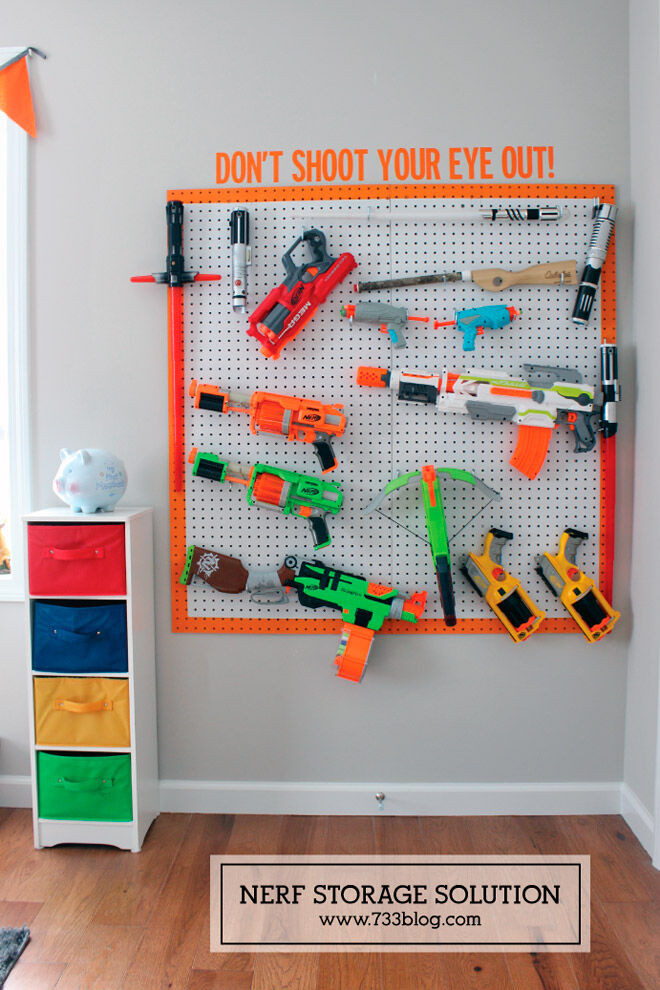 Ready Aim Tidy 8 Ways To Store Nerf Guns Mum s Grapevine