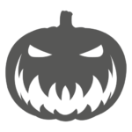 Spooky Pumkin Icon Transparent PNG SVG Vector File