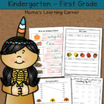 Thanksgiving Worksheet Packet For Kindergarten And First