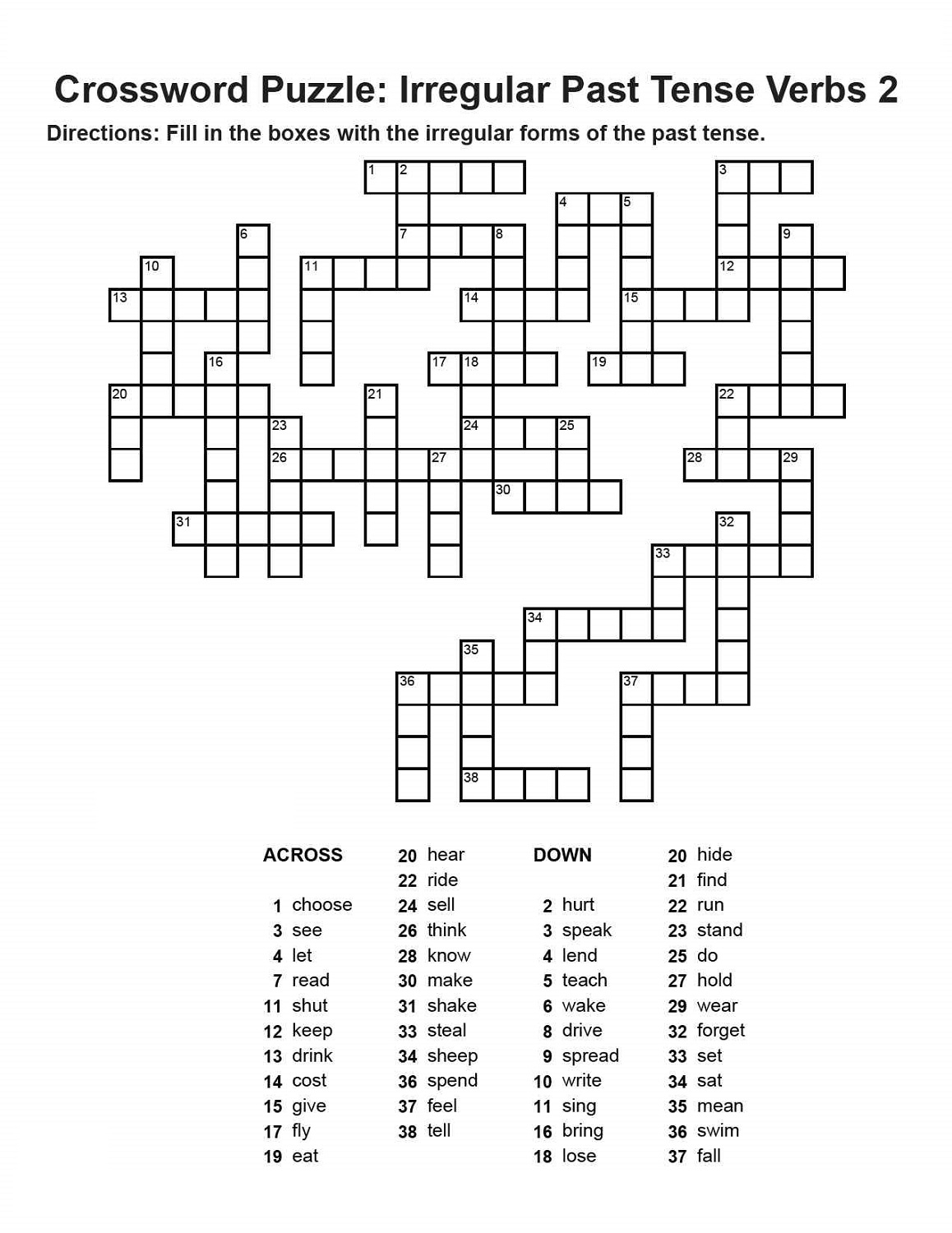 The Best Crossword Puzzles For Kids Activity Shelter