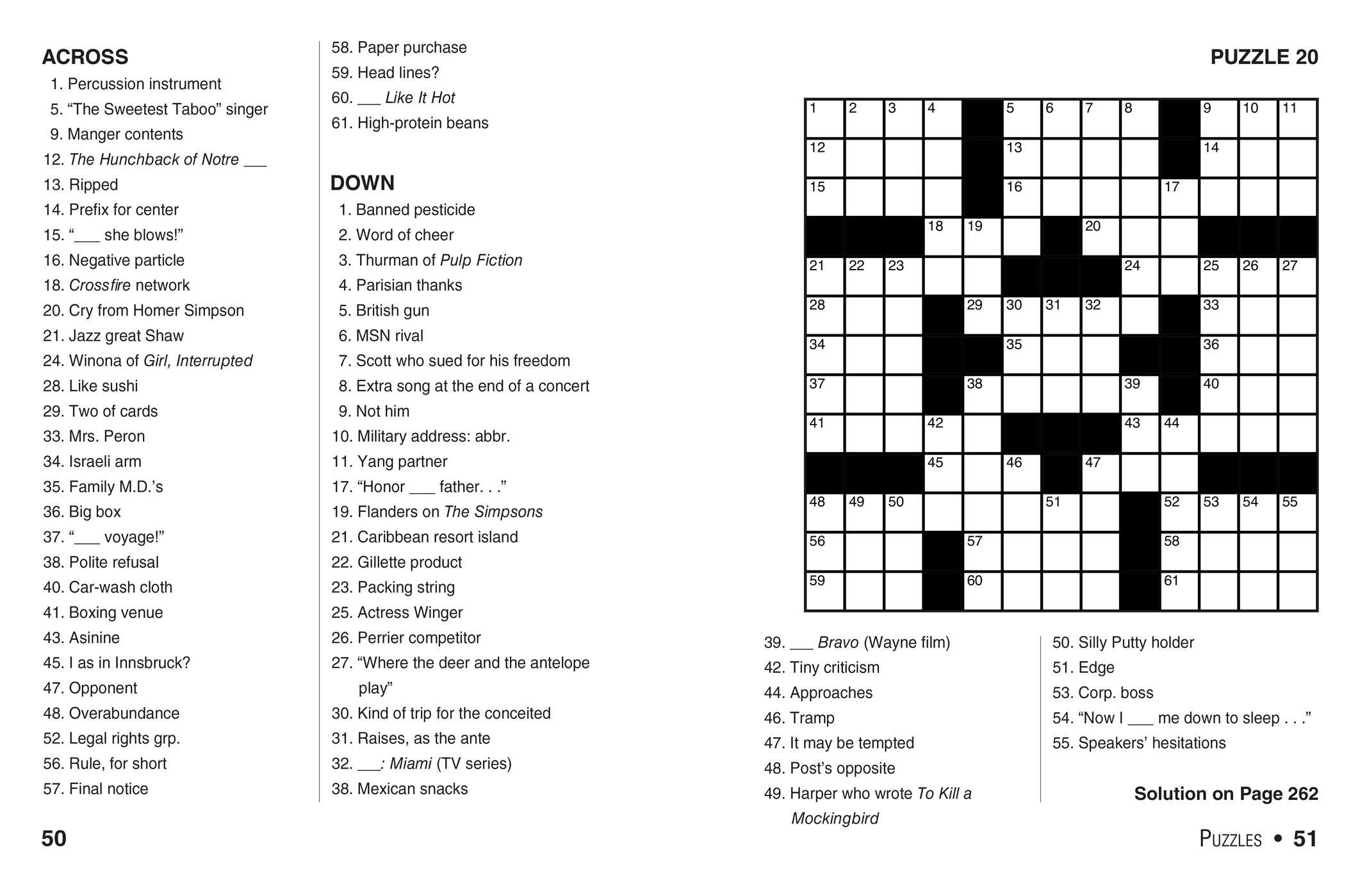 The Everything Easy Large Print Crosswords Book Volume 8 