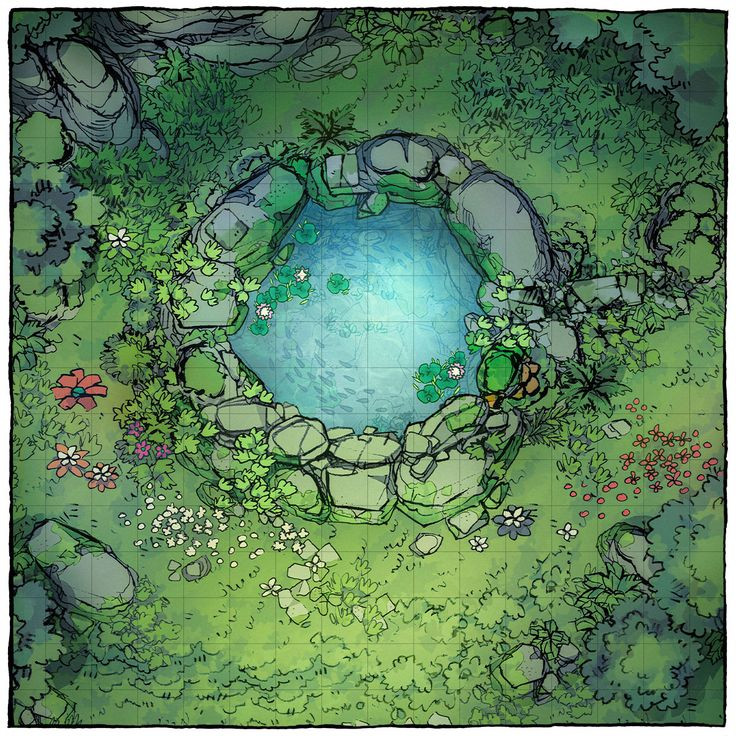 The Sacred Spring Battle Map 2 Minute Tabletop In 2025 