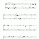 Very Easy Christmas Piano Sheet Music Songs Printable