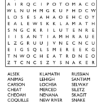 10 Free Printable Word Search Puzzles