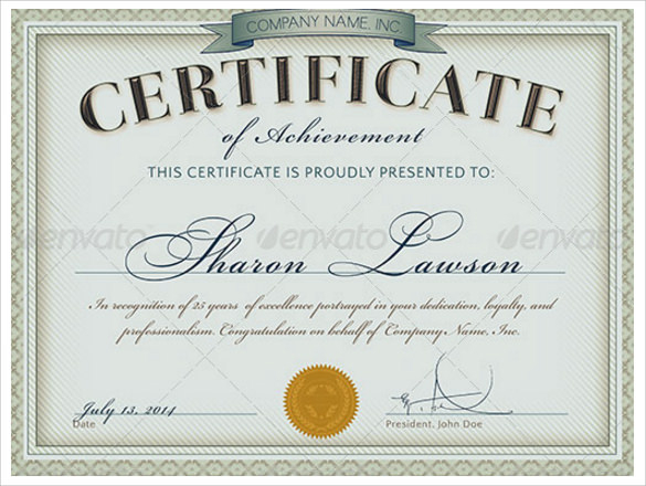 14 Printable Certificate Templates To Download Sample 