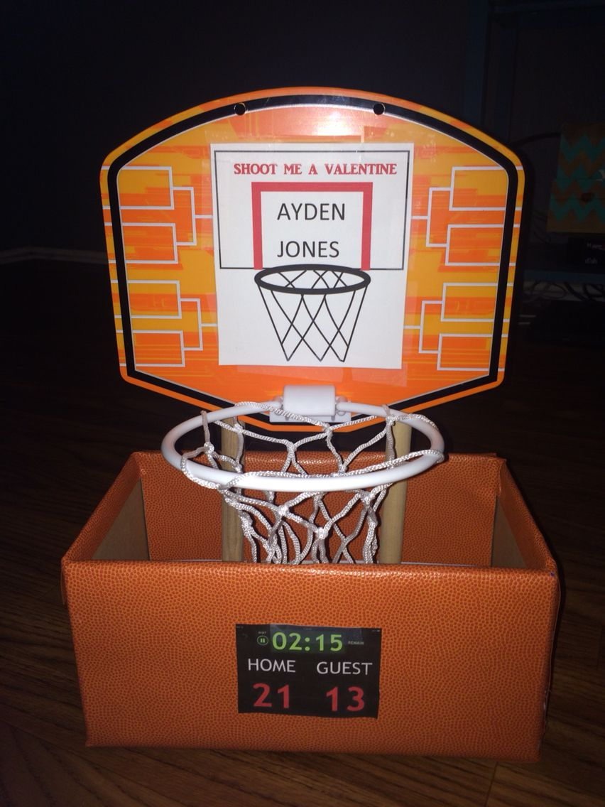 Basketball Valentines Day Box Valentine Boxes For School 