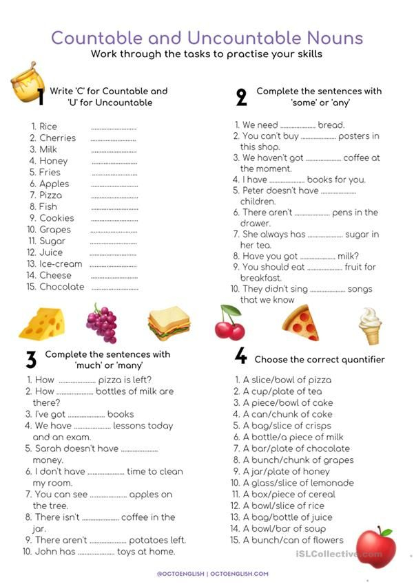 Countable And Uncountable Nouns Uncountable Nouns Nouns 