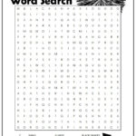 Fireworks Word Search Monster Word Search