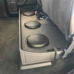 Ford F 250 Under Rear Seat Subwoofer Box Installation With