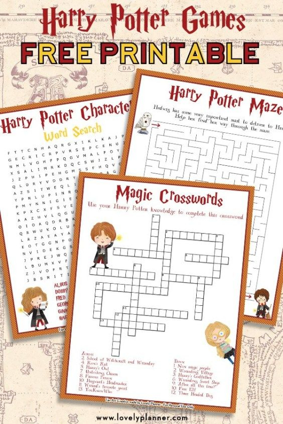 Free Printable Harry Potter Characters Word Search Puzzle 