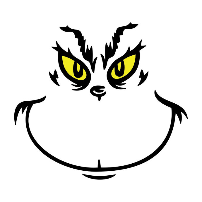 Grinch Stole Christmas Face Graphics Design By 